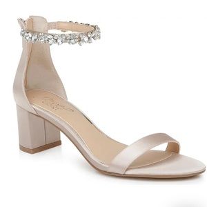 Blush Jewel Badgley Mischka heels